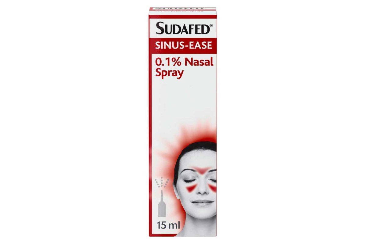 Sudafed Sinus-Ease 0.1% Nasal Spray 15ml