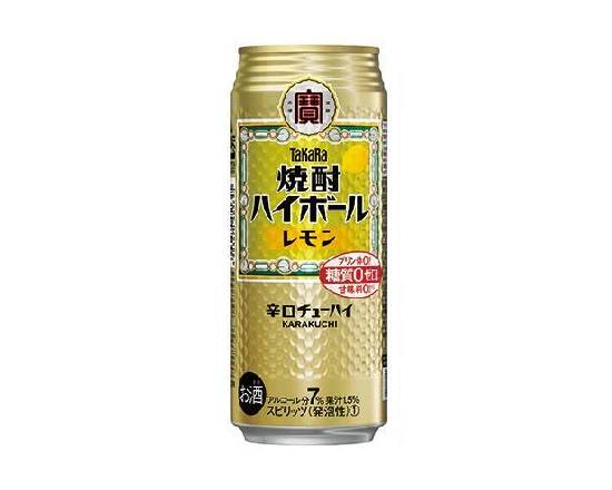 49482：宝 焼酎ハイボール レモン 500ML缶 / Takara Shochu High-ball Lemon