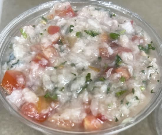 Vaso de Ceviche Pescado Grande (16oz)