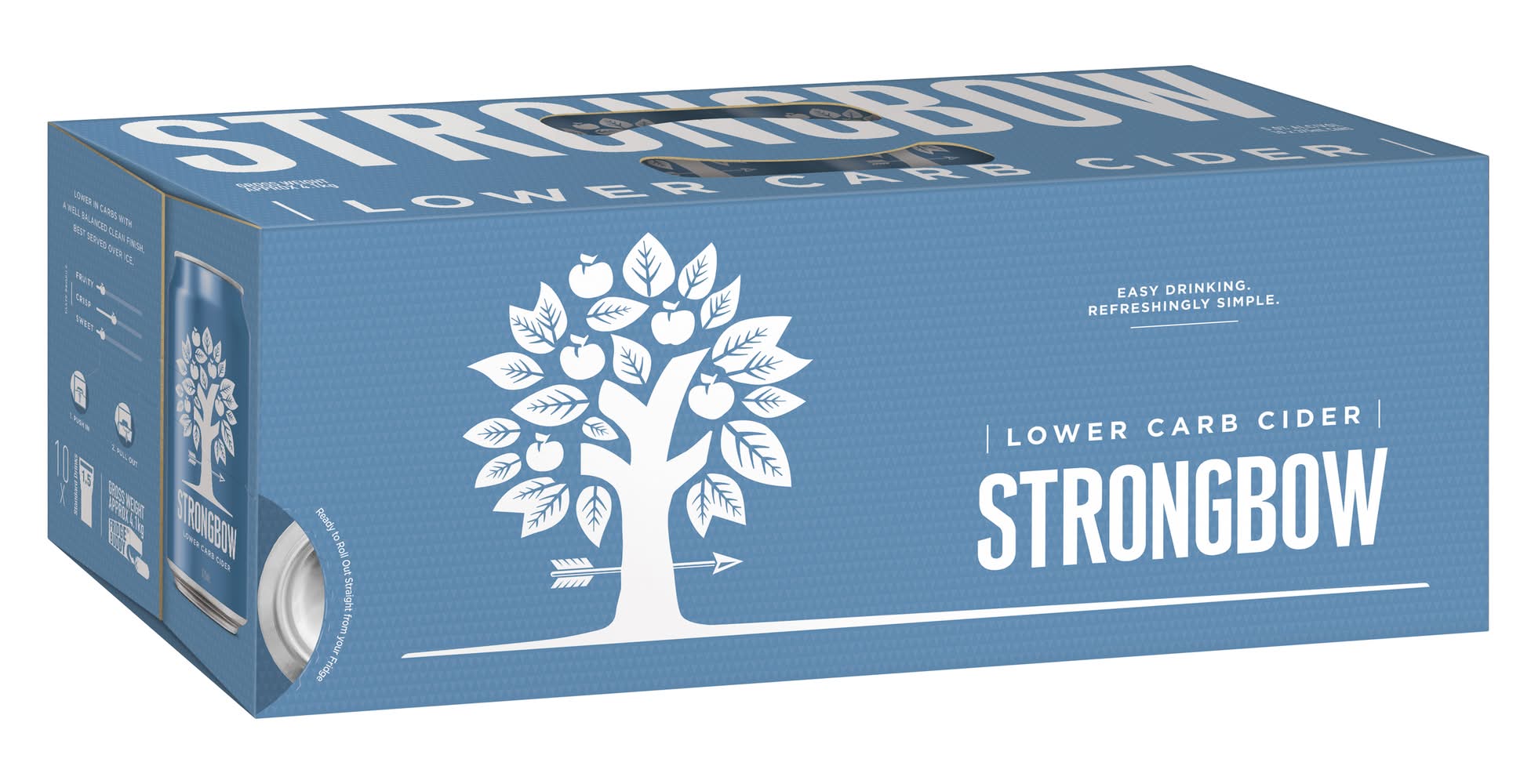 Strongbow Lower Carb Cider (10 x 375mL)
