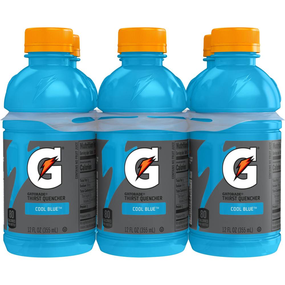 Gatorade Thirst Quencher Sports Drink (6 ct, 12 fl oz) (cool blue)
