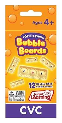 Junior Learning CVC Pop and Learn Bubble Boards (JRL682)