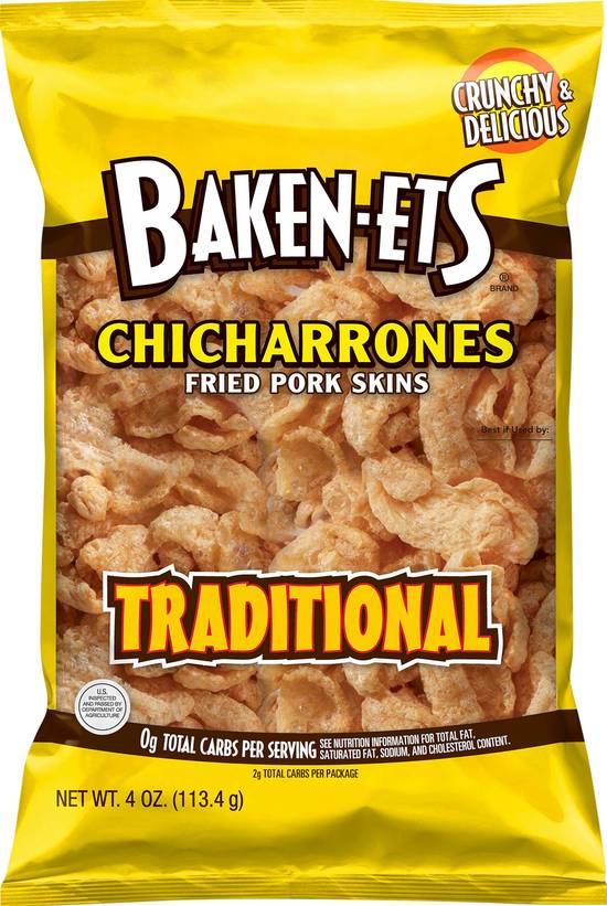 Baken-Ets Chicharrones Fried Pork Skins (traditional )