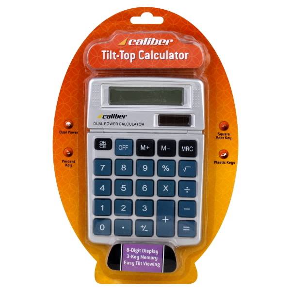 Caliber Tilt-Top Calculator