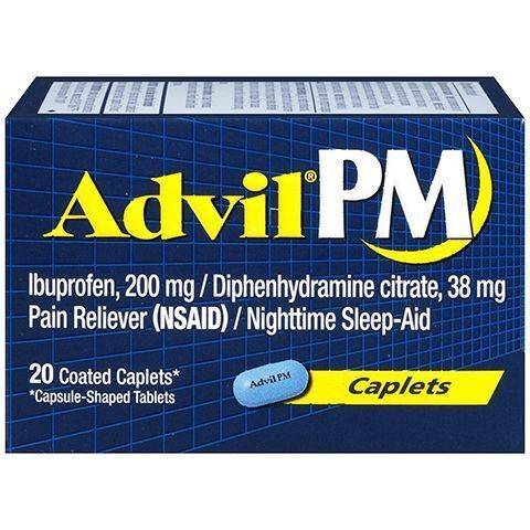 Advil Pm Caplets 20 Count