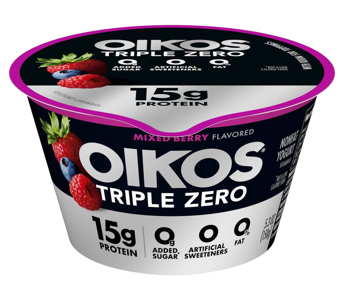 Oikos Triple Zero Mixed Berry Greek Yogurt (5.3 oz)