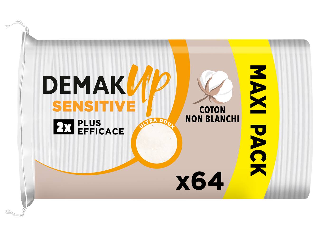Demak Up - Sensitive ovales maxi cotons à démaquiller