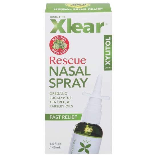 Xlear Rescue Relief Nasal Spray With Xylitol
