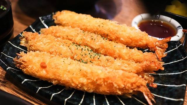 Crevettes Tempura (x4)