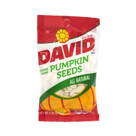 David Pumpkin Seeds 2.25oz