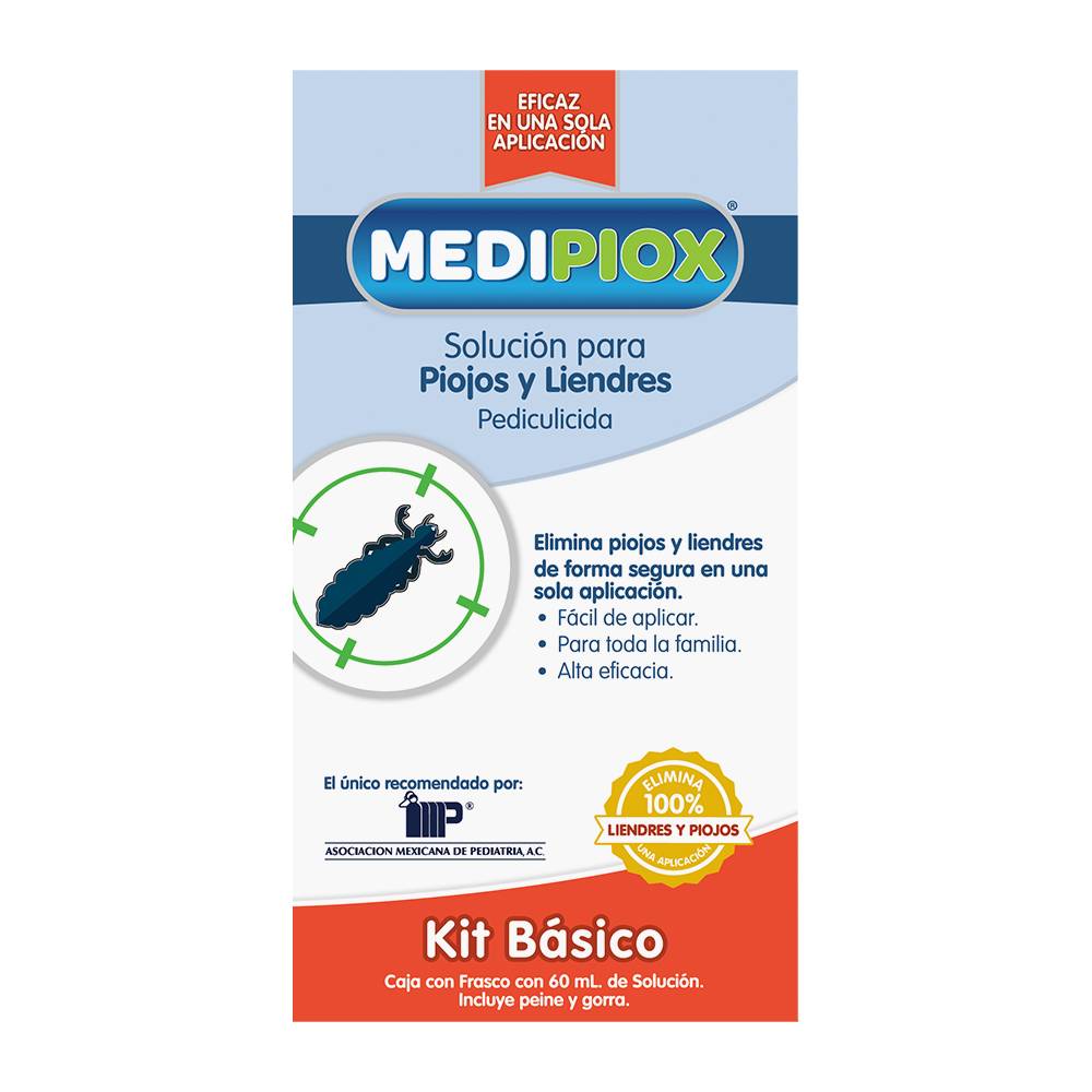 Medipiox kit básico pediculicida (1 kit)