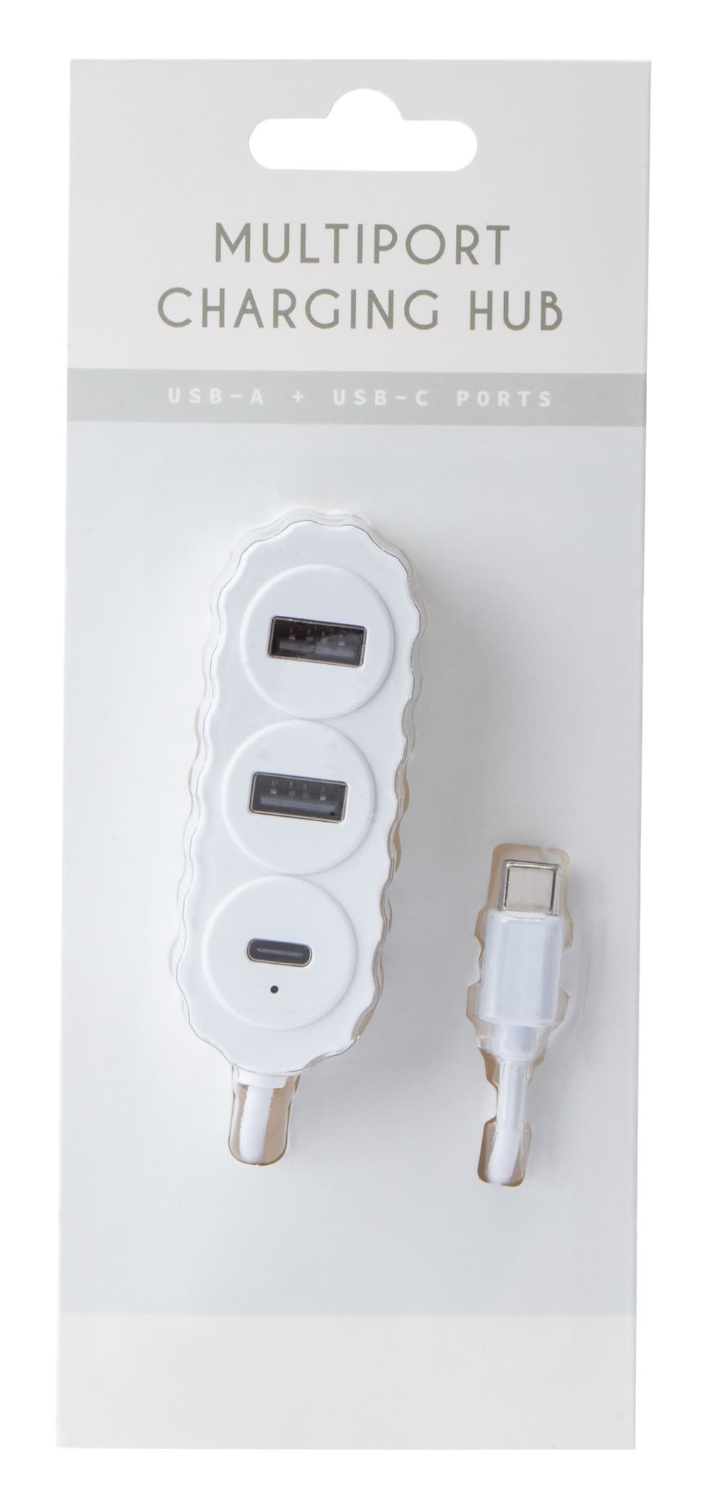 Colored Multiport Charging Hub White