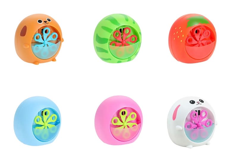 Animal And Fruit-Themed Bubble Blower, Assorted Colors, 1-ct.