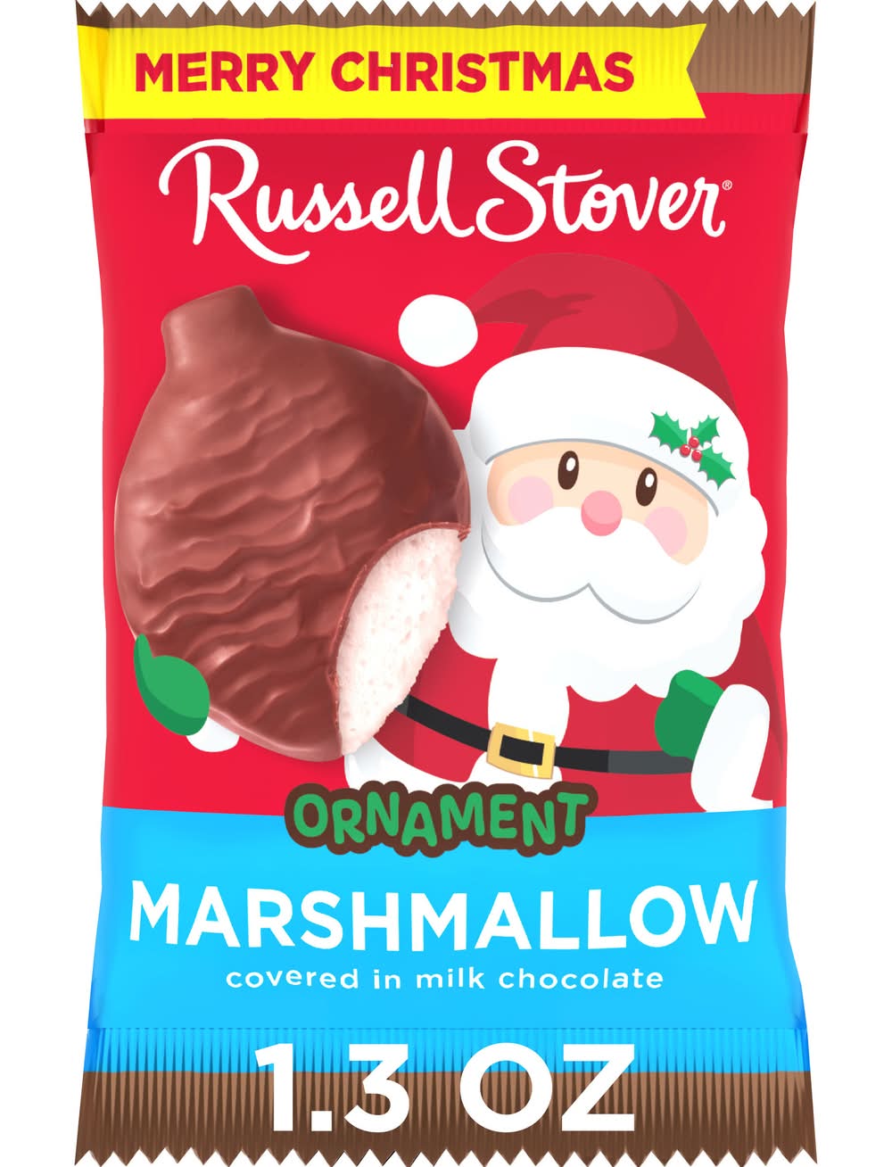 Russell Stover Milk Chocolate Marshmallow Ornament (1.3 oz)
