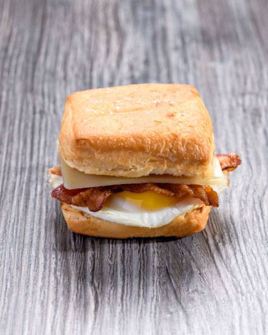 Egg, Cheese, and Bacon Brekwich