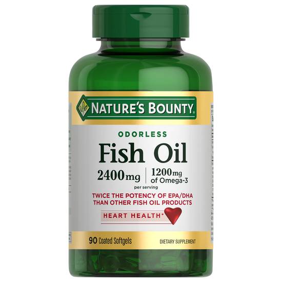 Nature's Bounty Fish Oil 2400 mg (90 ct)