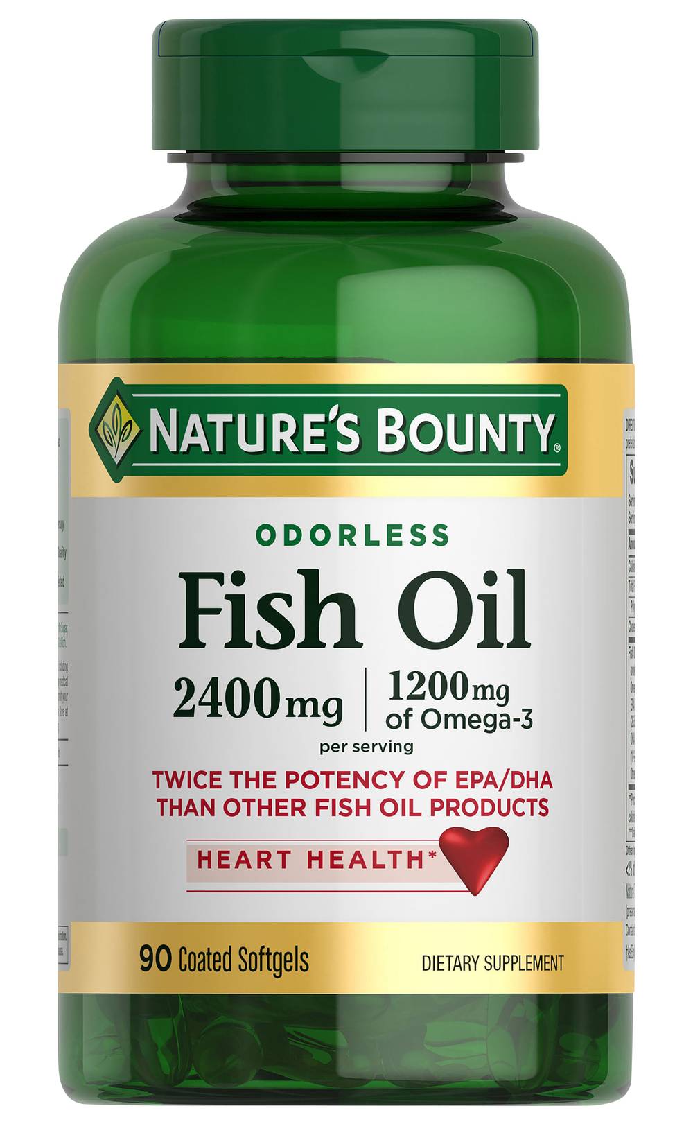 Nature's Bounty Fish Oil 2400 mg (6.4 oz)