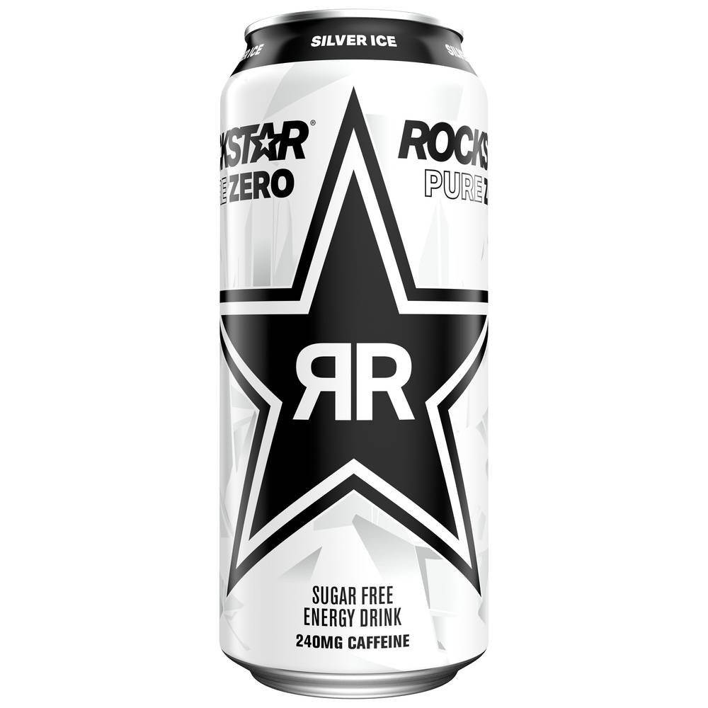 Rockstar Sugar Free Energy Drink (16 fl oz) (silver ice)