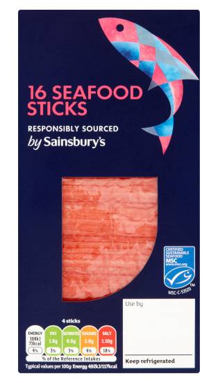 Sainsbury's Seafood Sticks (16 pack)