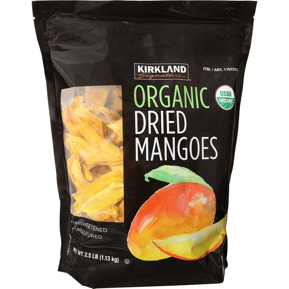 Kirkland Signature Organic Dried Mangoes (2.5 lbs)