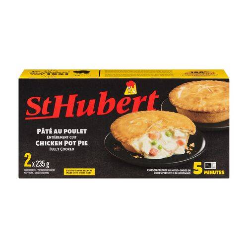 St hubert pâté au poulet surgelé (2 x 235 g) - chicken pot pie (2 x 235 g)