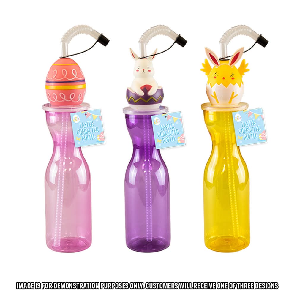Hoppy Easter Re-Usable Plastic Bottle (3 pack)