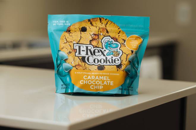 Caramel Chocolate Chip Frozen Cookie Dough
