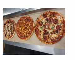 Two greek boys Pizza