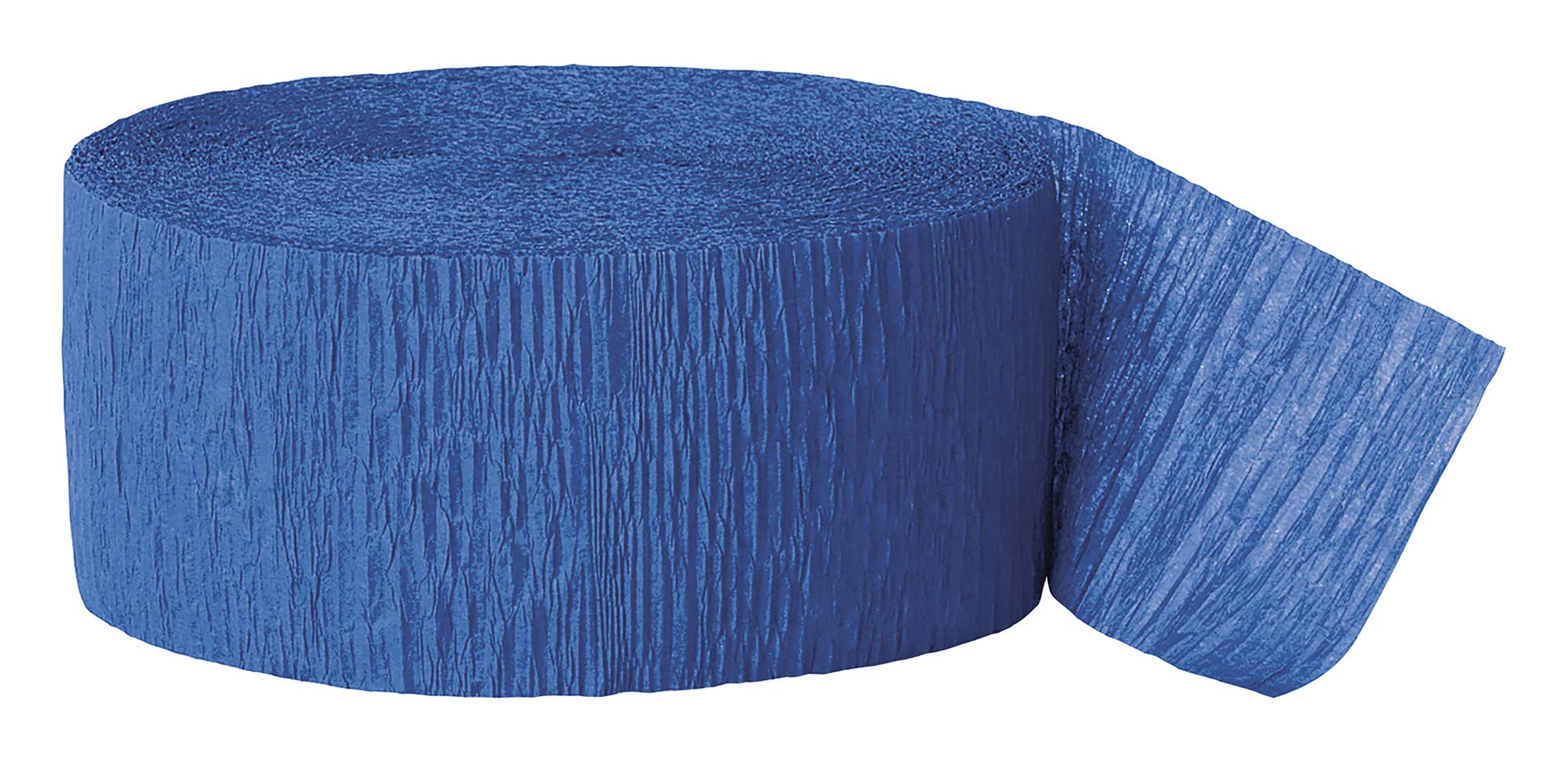 Royal Blue Crepe Streamer - Royal Blue Royal Blue