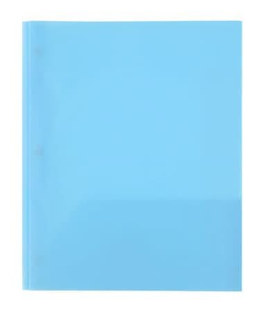 Pastel Portfolio With Prong Blue