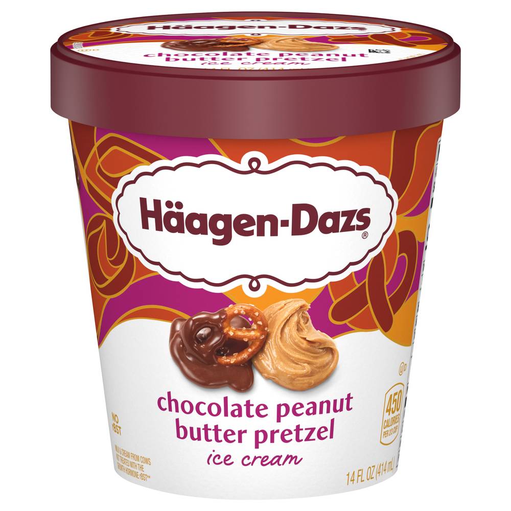 Häagen-Dazs Chocolate Peanut Butter Pretzel Ice Cream