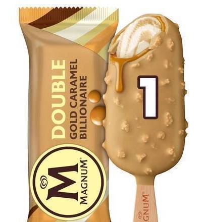 Magnum GOLD CARAMEL BILLIONAIRE Ice Cream Lolly 85 ML