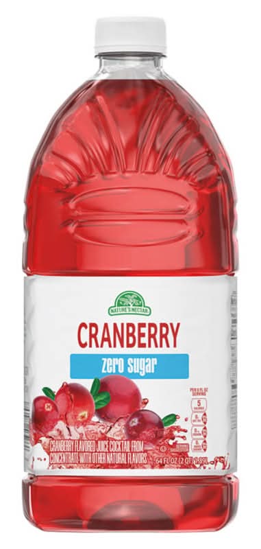Nature's Nectar Zero Sugar Juice Drink, Cranberry (64 fl oz)