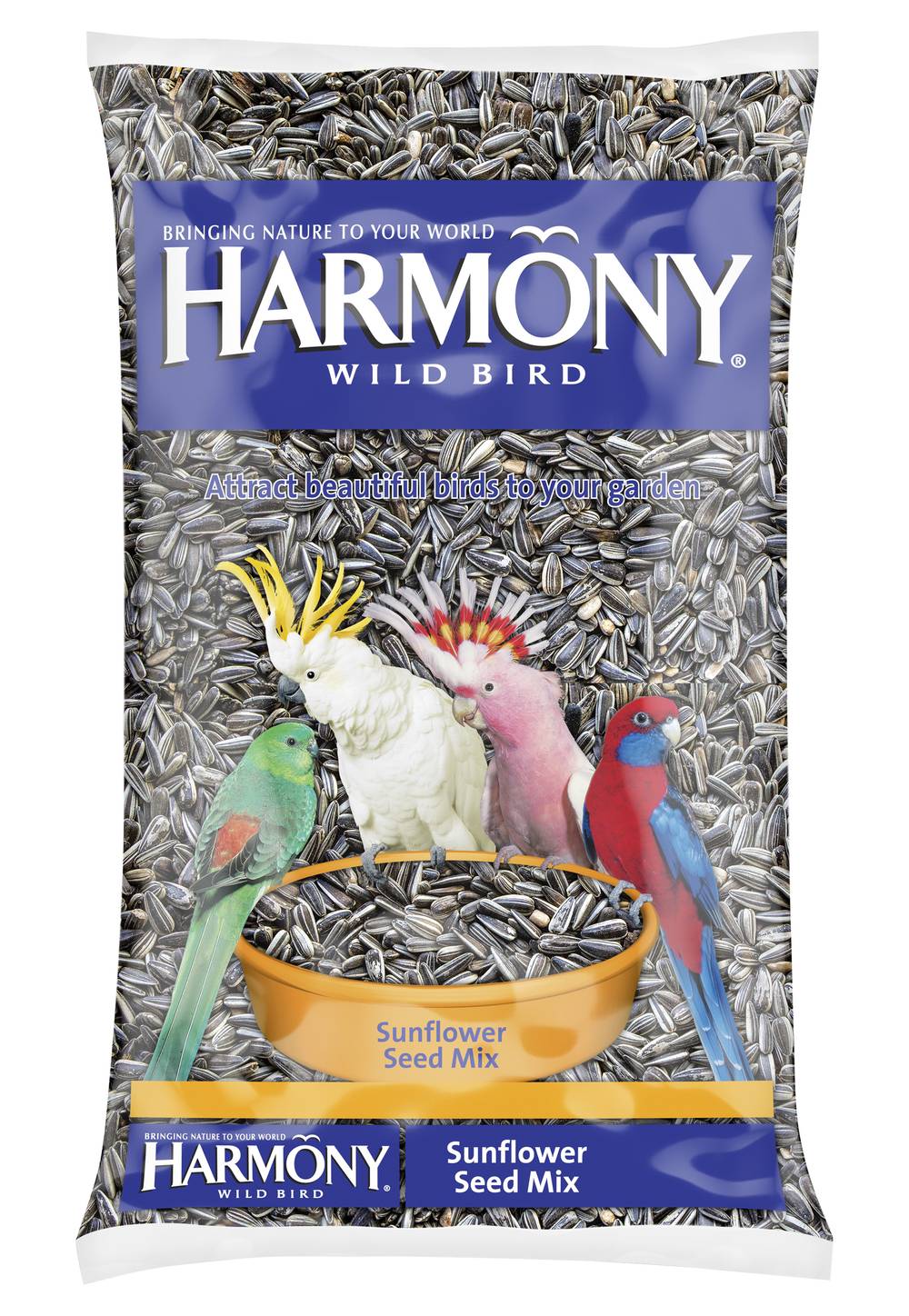 Harmony Organic Wild Birds Dry Bird Seed Sunflower Seed Mix Pouch (1.5kg)
