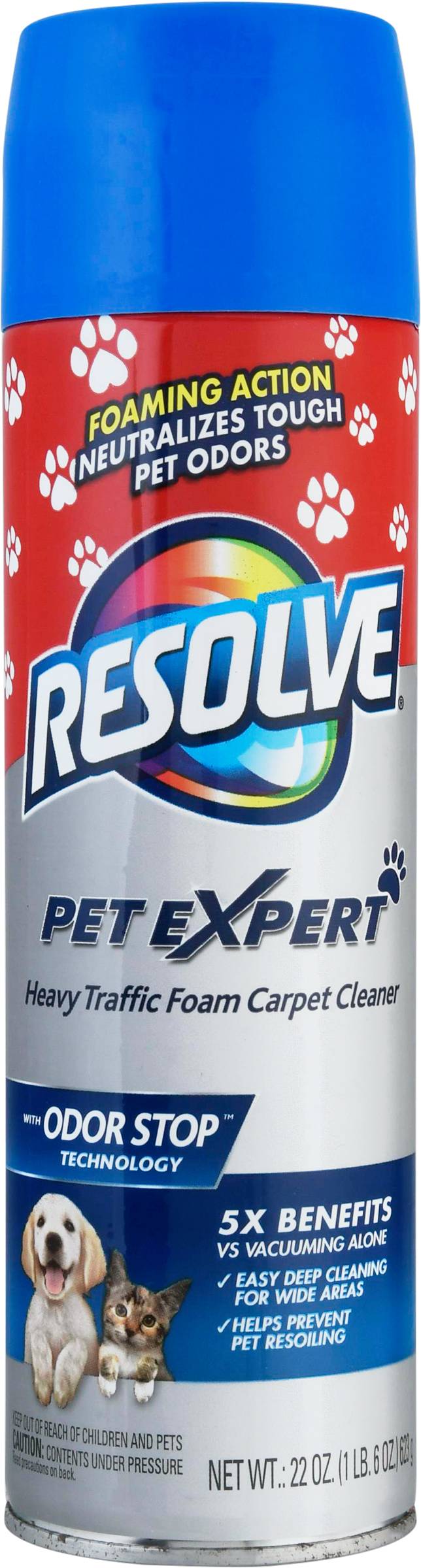 Resolve Pet Expert Stain & Odor Remover Foam (22 oz)