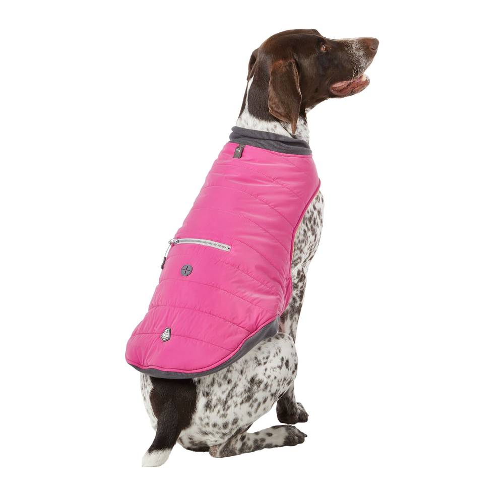 Arcadia Trail™ Ultra Reflective Dog Jacket (Color: Pink, Size: Large)