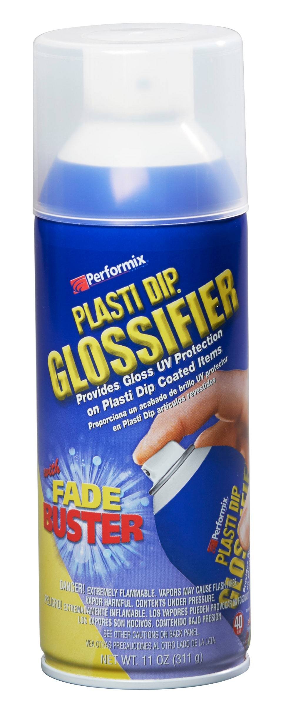 Plasti Dip 11-fl oz Clear Aerosol Spray Waterproof Rubberized Coating | 11212-6