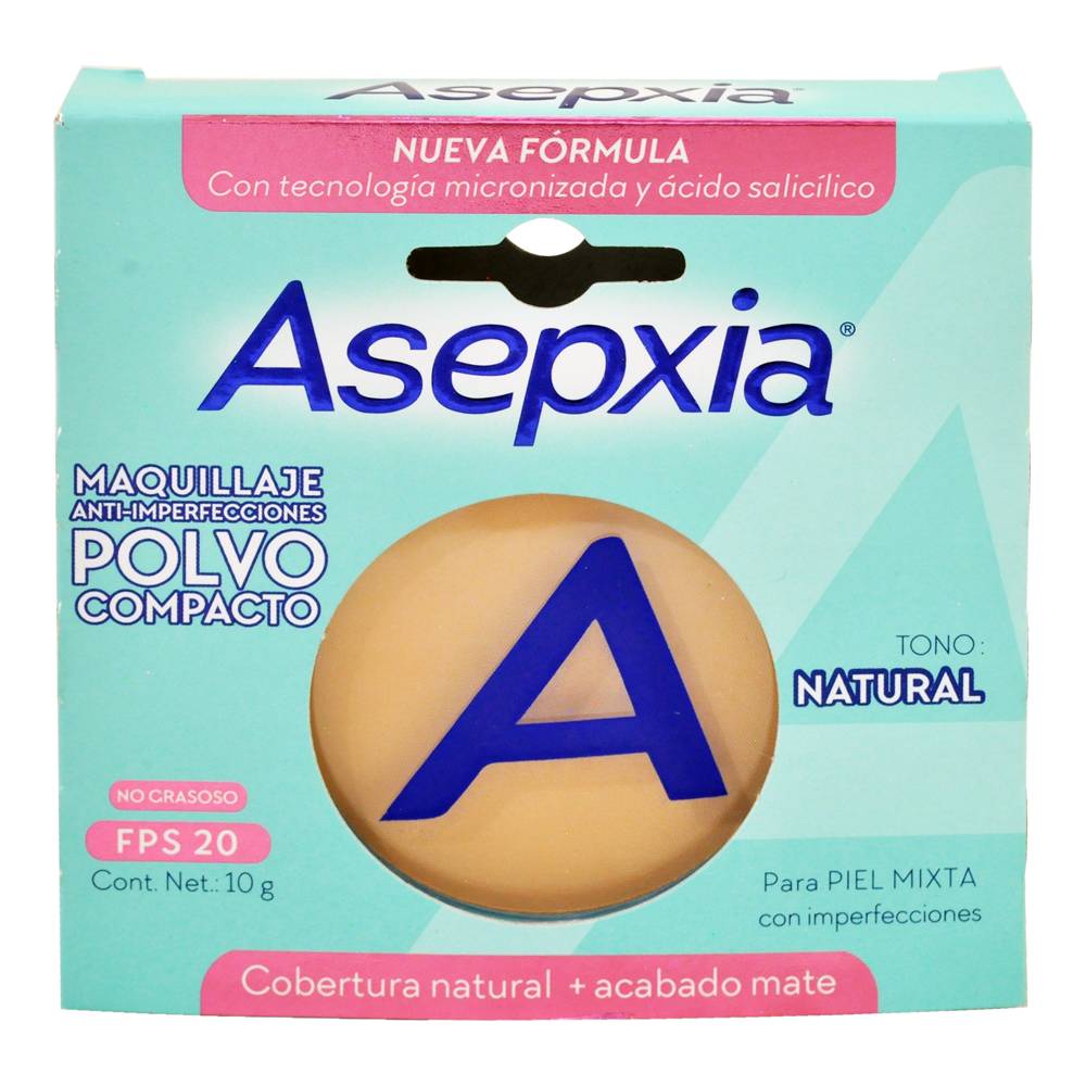 Asepxia BB POLVO COMPAC NATURA MATE *10G
