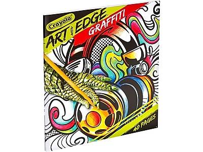 Crayola Art With Edge Graffiti Adult Coloring Book