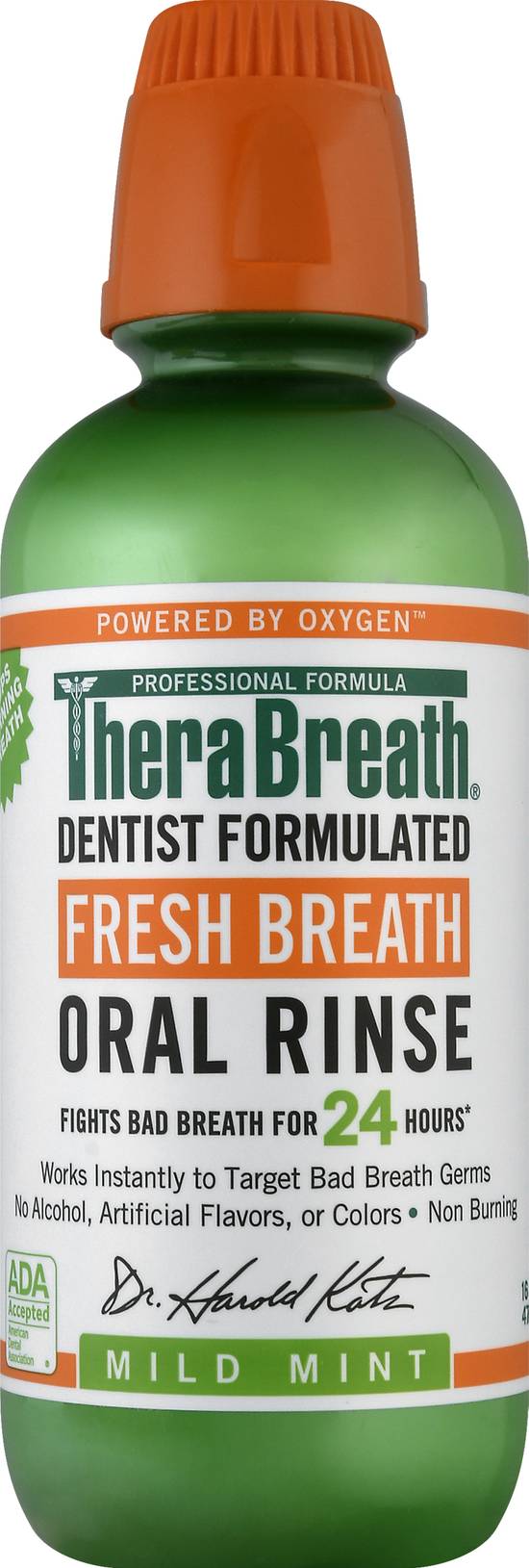 Therabreath Fresh Breath Mild Mint Oral Rinse (16 fl oz)