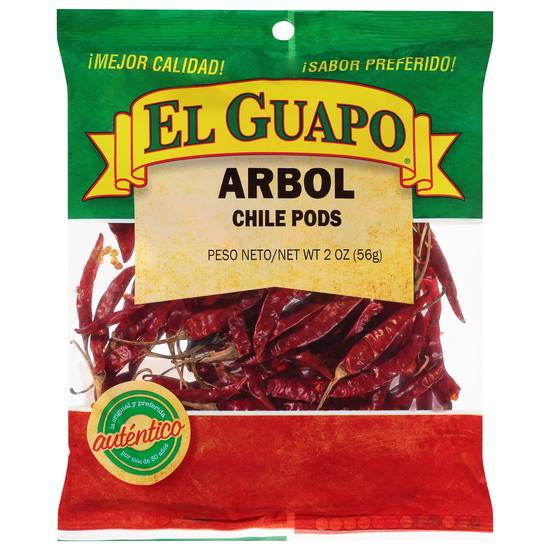 El Guapo Arbol Chili Pods (2.3 oz)