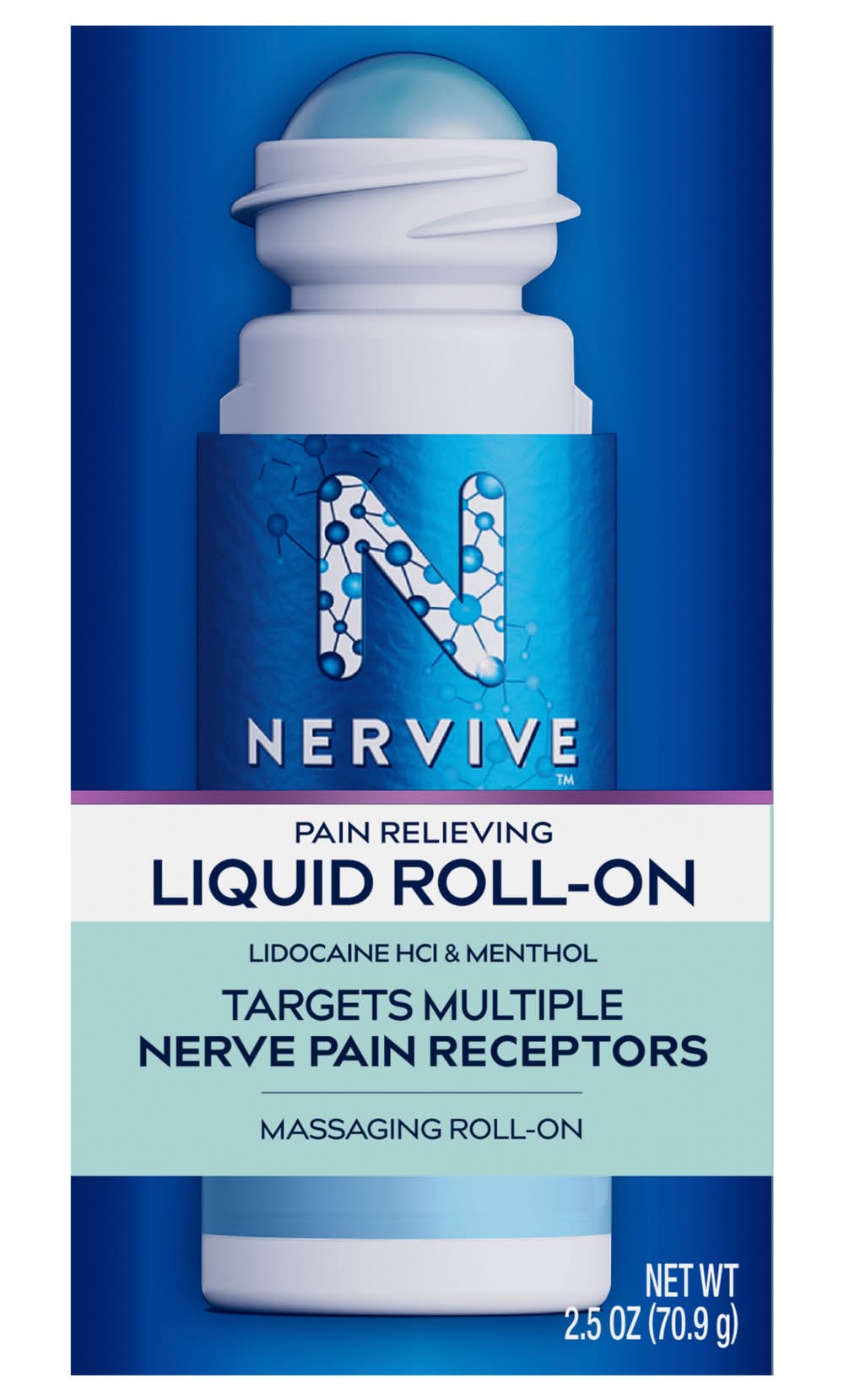 Nervive Roll-On Maximum Strength Pain Relieving Liquid (2.5 oz)