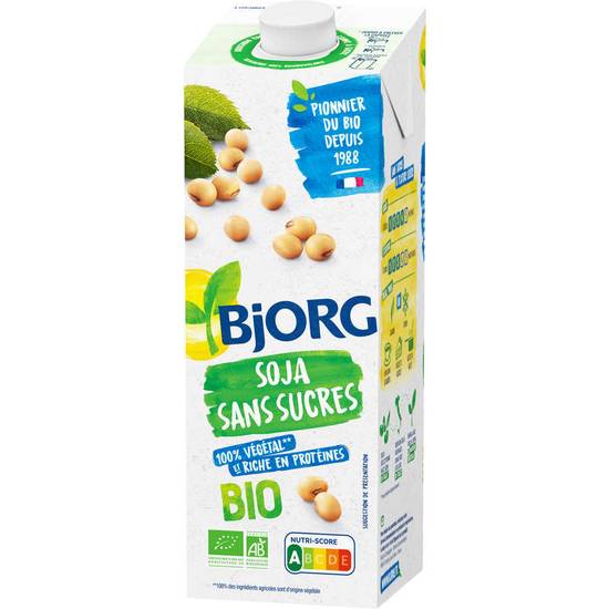 BJORG - Boisson au soja - Nature - Brique - Biologique - 1l