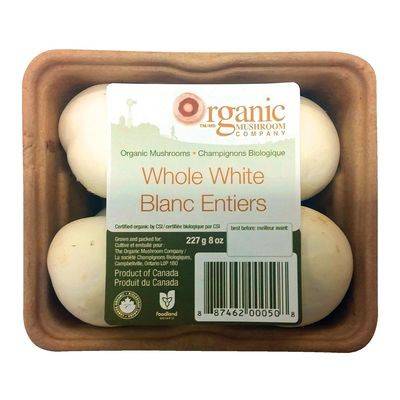 Belle Grove · Champignons blancs entiers bio (227 g) - Organic whole white mushrooms (227 g)
