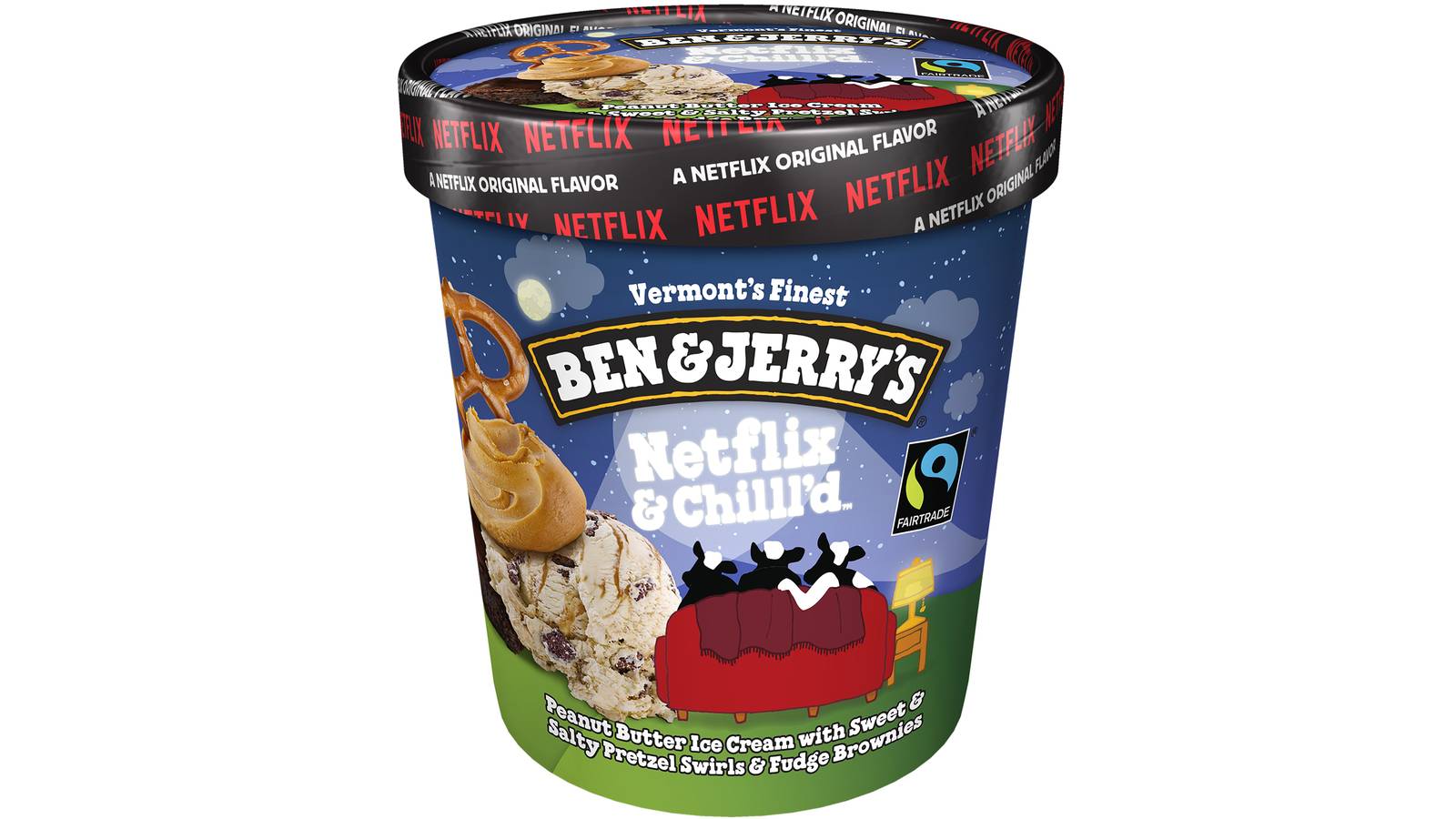 Ben & Jerry'S Netflix & Chillled Ice Cream