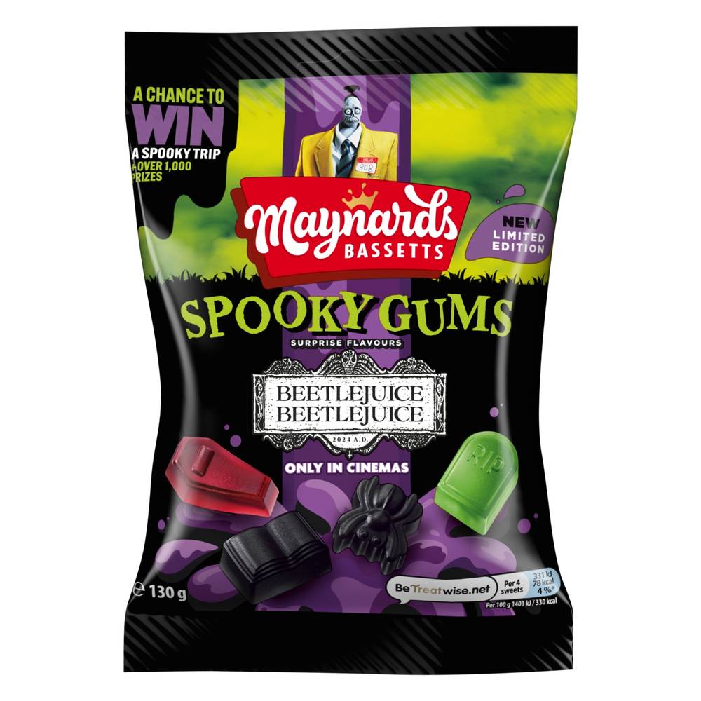 Maynards Bassetts Assorted, Spooky Gums (130g)