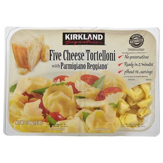 Kirkland Signature Five Cheese Tortellini Pasta (2 x 24 oz)