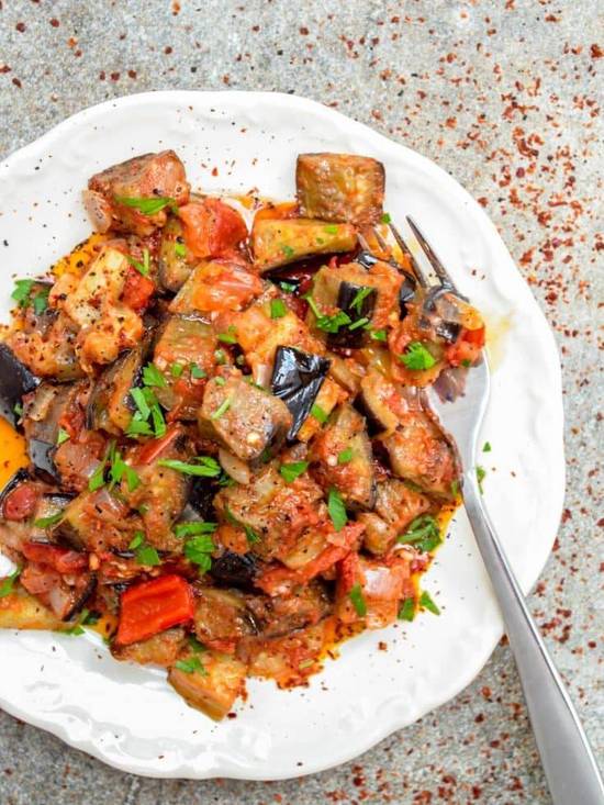 Sauced Eggplant