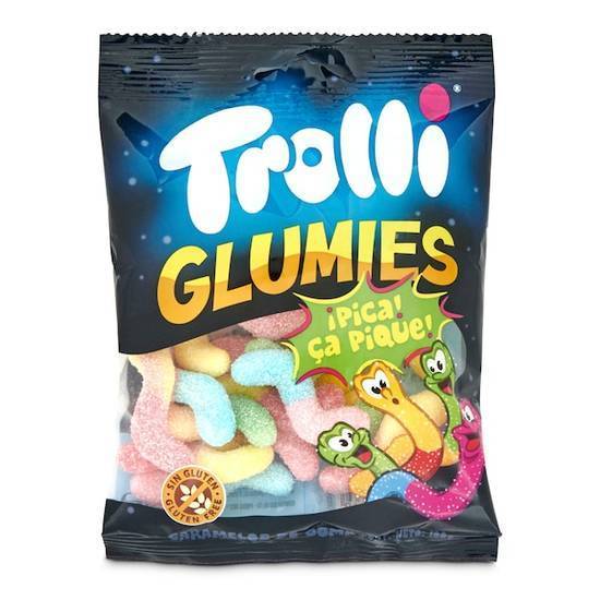 Golosinas gusanos ácidos Trolli bolsa 100 g