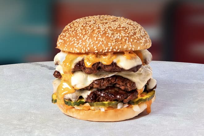 Triple Cheeseburger
